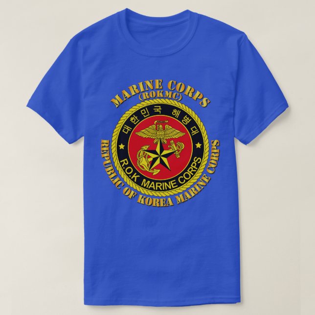 Sydkoreas marinkår t shirt (Design framsida)