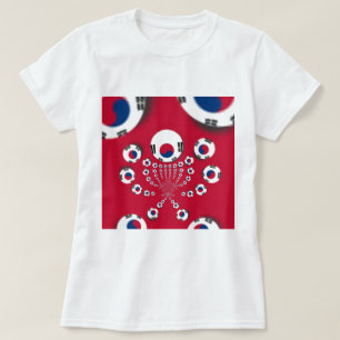 Sydkoreas nationalflagg: koreansk Taegeukgi-stolth T-shirt