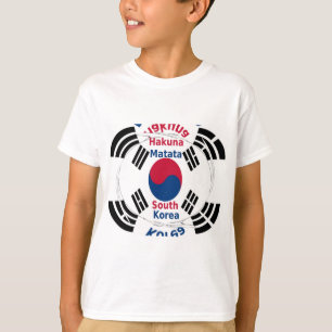 Sydkoreas nationalflagg: koreanska Taegeukgi stolt Tee Shirt