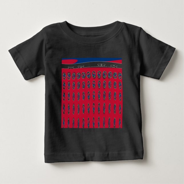 Sydkoreas nationella flagga: koreansk Taegeukgi-st Tee Shirt (Framsida)
