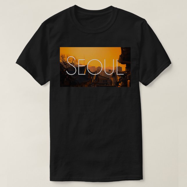 Sydkoreas stad sommaren 2 t shirt (Design framsida)