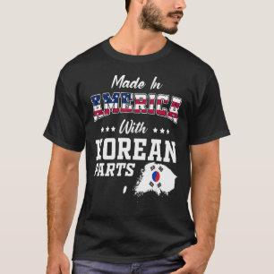 Sydkoreas sydkoreanska delar Sydkoreas USA flagga- T Shirt