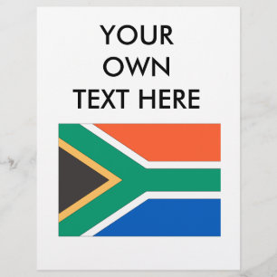 Sydlig Afrika Flagga
