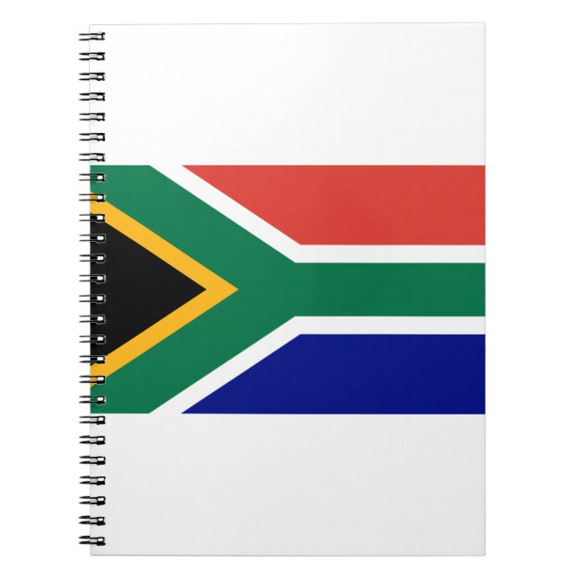 Sydlig Afrika Flagga Anteckningsbok (Framsidan)