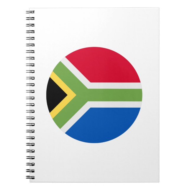 Sydlig Afrika Flagga Anteckningsbok (Framsidan)