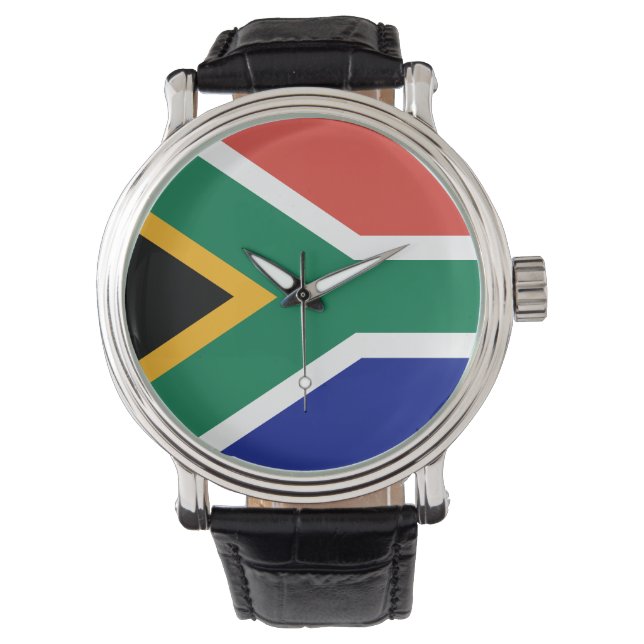 Sydlig Afrika flagga Armbandsur (Framsida)