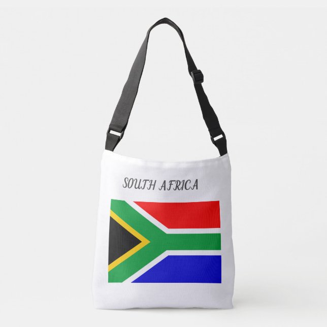 Sydlig Afrika Flagga Axelväska (Framsida)