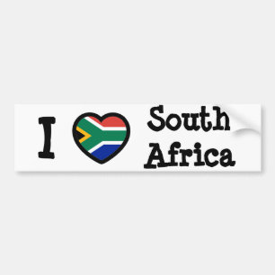Sydlig Afrika Flagga Bildekal