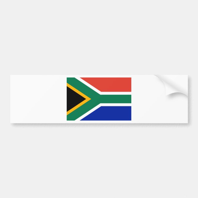 Sydlig Afrika Flagga Bildekal (Framsidan)