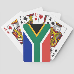 Sydlig Afrika Flagga Casinokort