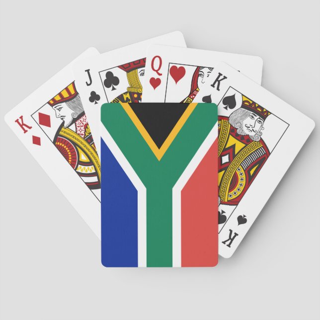 Sydlig Afrika Flagga Casinokort (Baksidan)