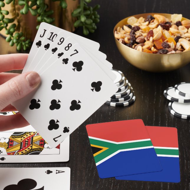 Sydlig Afrika flagga Casinokort (På plats)