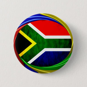 Sydlig Afrika Flagga: Dynamic Swirl Motif Knapp