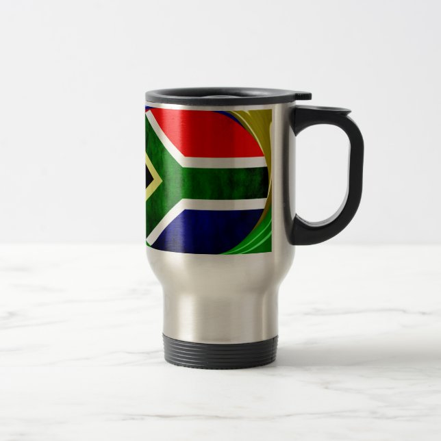 Sydlig Afrika Flagga: Dynamic Swirl Motif Resemugg (Höger)