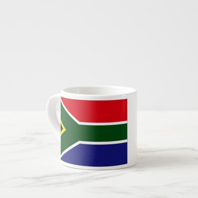 Sydlig Afrika Flagga Espressomugg (Framsida vänster)