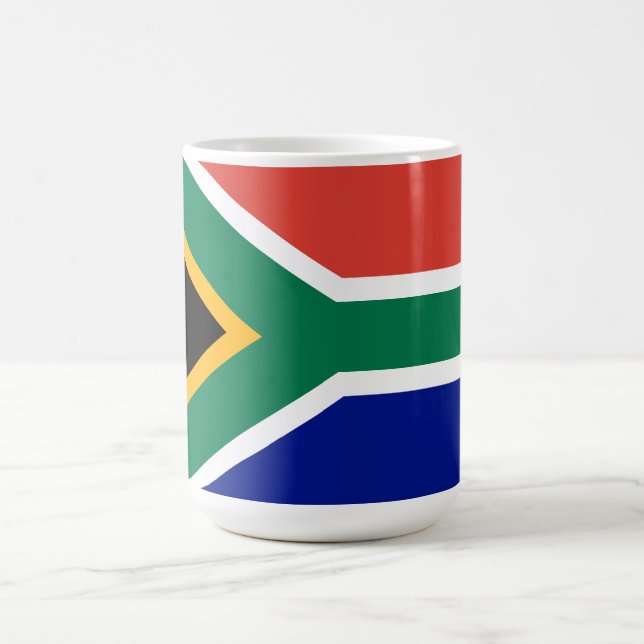 Sydlig Afrika flagga Kaffemugg (Center)