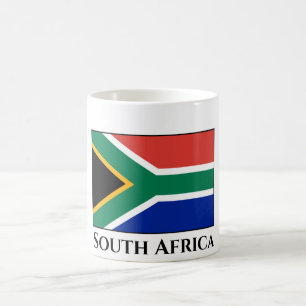 Sydlig Afrika Flagga Kaffemugg