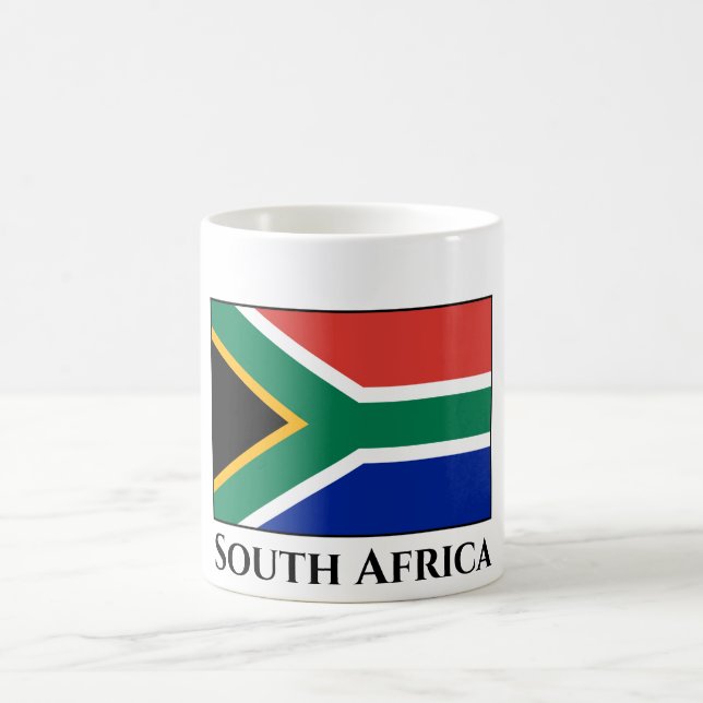 Sydlig Afrika Flagga Kaffemugg (Center)