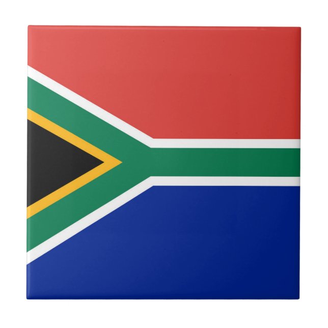 Sydlig Afrika flagga Kakelplatta (Framsidan)