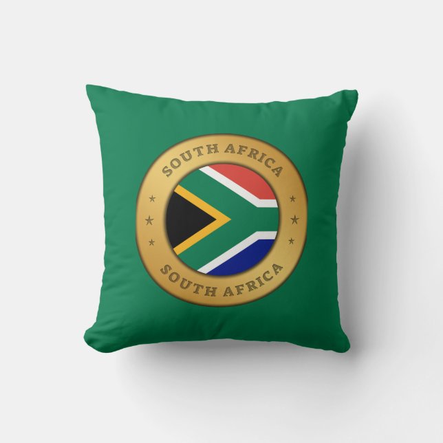 Sydlig Afrika Flagga Kudde (Framsida)