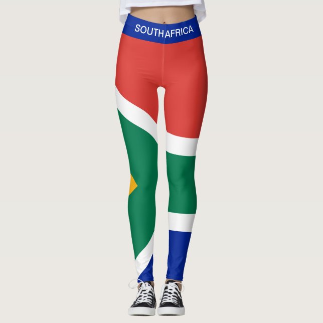 Sydlig Afrika flagga Leggings (Framsida)