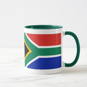 Sydlig Afrika Flagga Mugg