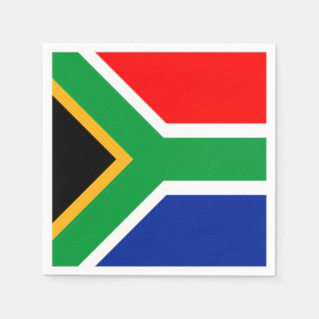 Sydlig Afrika Flagga Pappersservett (Framsidan)