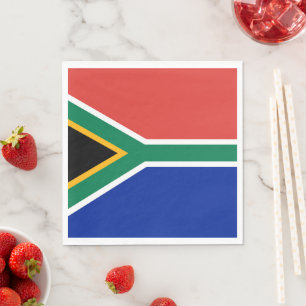 Sydlig Afrika flagga Pappersservett
