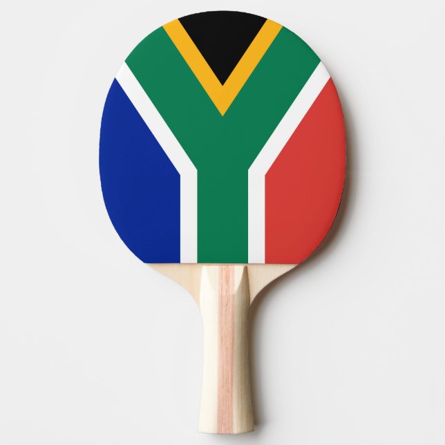 Sydlig Afrika flagga pingpongpaddel till bordennis Pingisracket (Framsidan)
