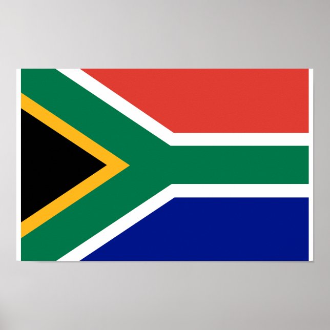 Sydlig Afrika flagga Poster (Framsidan)