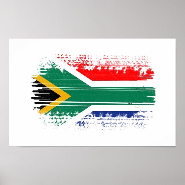 Sydlig Afrika flagga Poster (Framsidan)