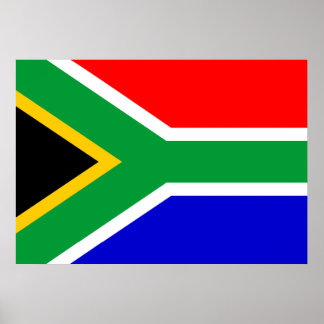 Sydlig Afrika Flagga Poster