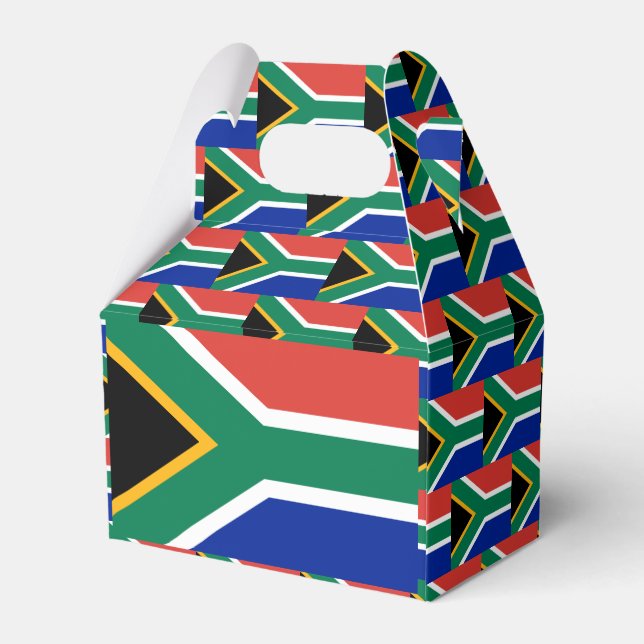 Sydlig Afrika Flagga Presentaskar (Baksidan Sidan)