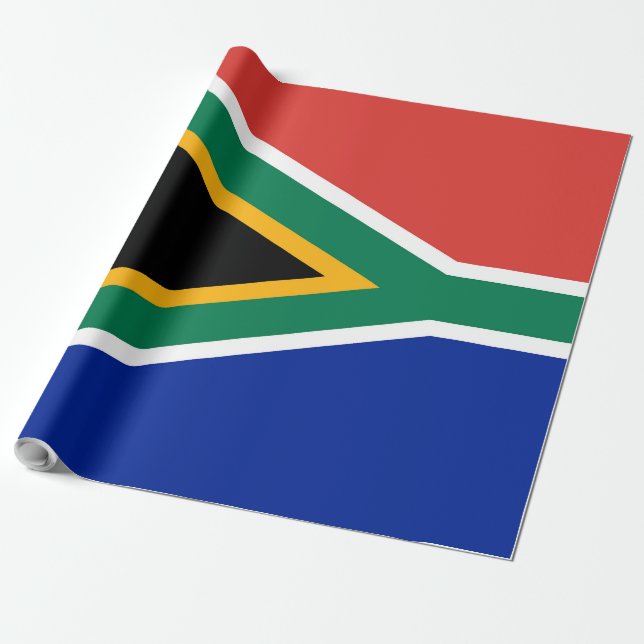 Sydlig Afrika flagga Presentpapper (Utrullad)