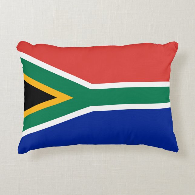Sydlig Afrika flagga Prydnadskudde (Framsidan)