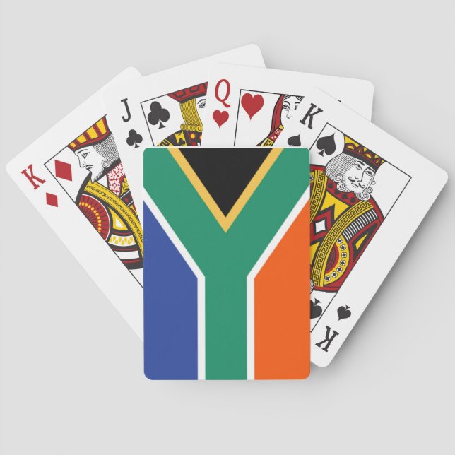 Sydlig Afrika Flagga Spelkort (Baksidan)