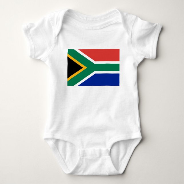 Sydlig Afrika Flagga Tee Shirt (Framsida)