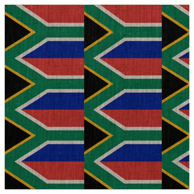 Sydlig Afrika Flagga Tyg (Provkarta)