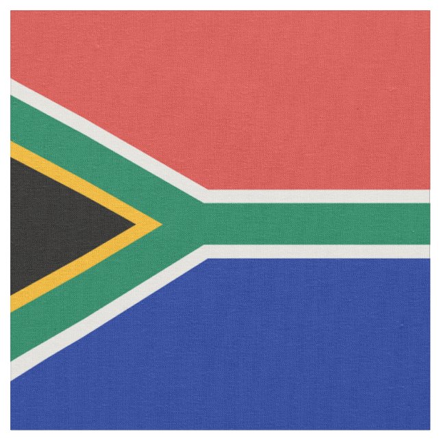 Sydlig Afrika flagga Tyg (Närbild)