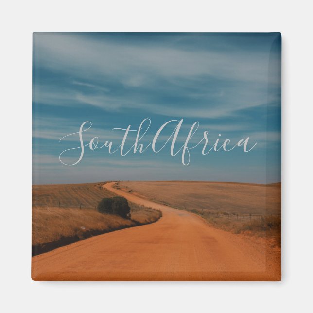 Sydlig Afrika Landcape Natature Travel Magnet (Framsidan)