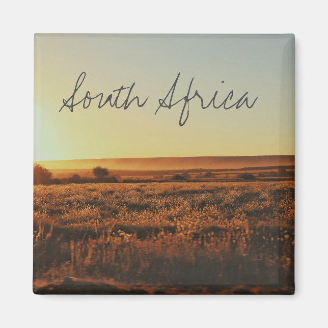 Sydlig Afrika Landcape Natature Travel Magnet (Framsidan)