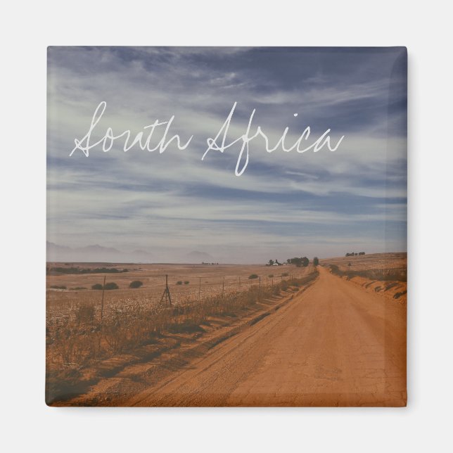Sydlig Afrika Landcape Natature Travel Magnet (Framsidan)