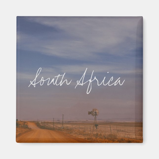 Sydlig Afrika Landcape Natature Travel Magnet (Framsidan)
