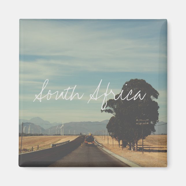 Sydlig Afrika Landcape Natature Travel Magnet (Framsidan)