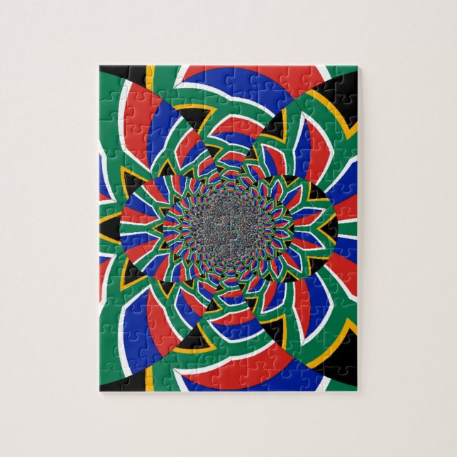 Sydlig Afrika Puzzle Pussel (Vertikal)