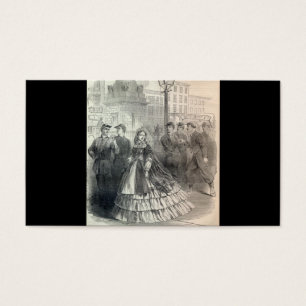 "Sydlig belle" circa 1861 Visitkort