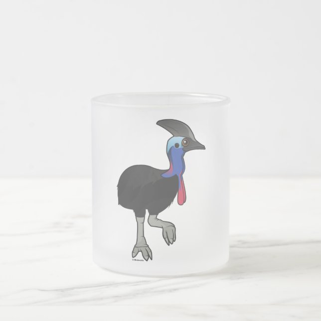Sydlig Cassowary Frostad Glasmugg (Center)
