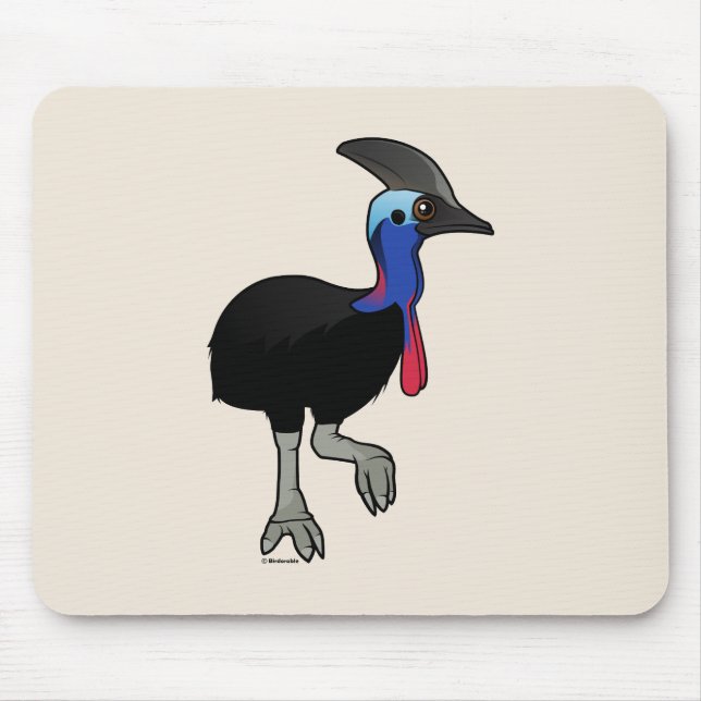 Sydlig Cassowary Musmatta (Framsidan)