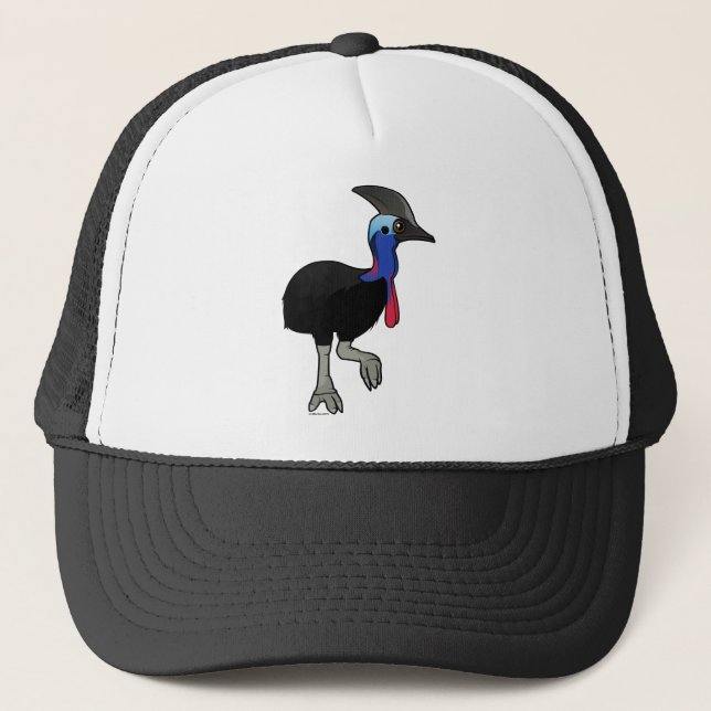 Sydlig Cassowary Truckerkeps (Framsida)