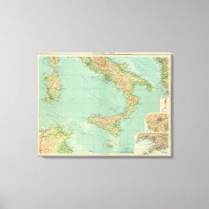 Sydlig italien 2 canvastryck